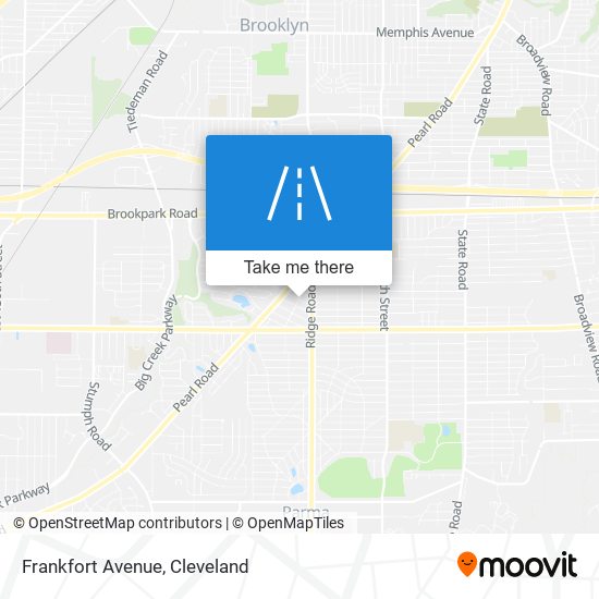 Frankfort Avenue map