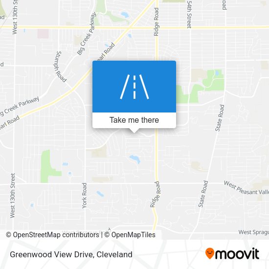 Greenwood View Drive map
