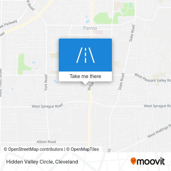 Hidden Valley Circle map