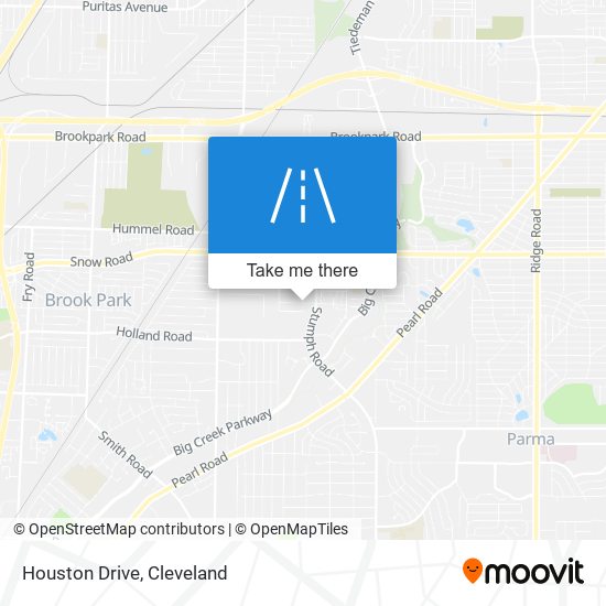 Houston Drive map