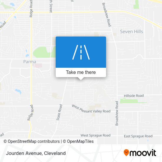 Mapa de Jourden Avenue