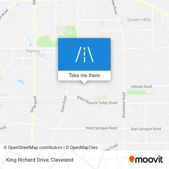 Mapa de King Richard Drive