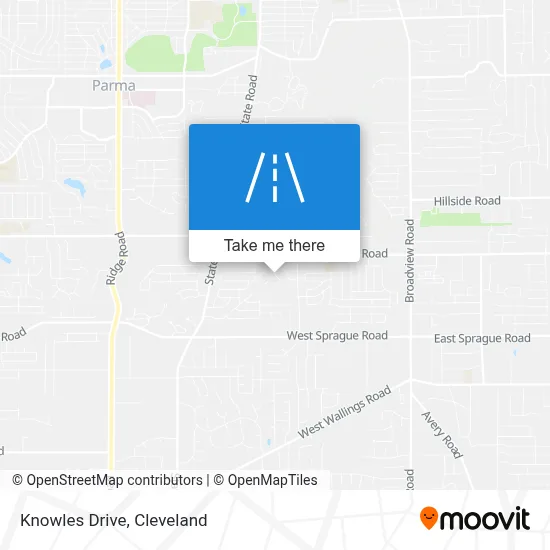 Knowles Drive map