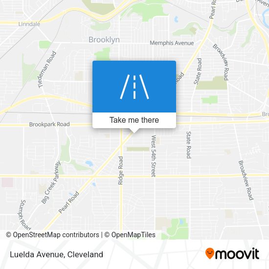 Mapa de Luelda Avenue