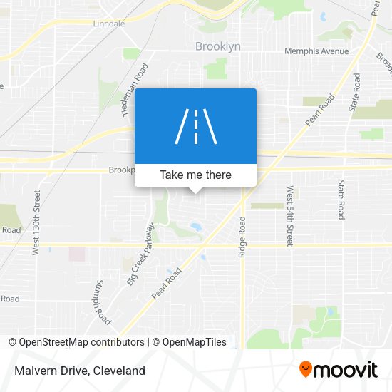 Malvern Drive map