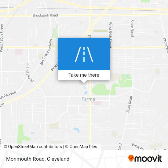 Mapa de Monmouth Road
