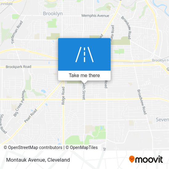 Mapa de Montauk Avenue