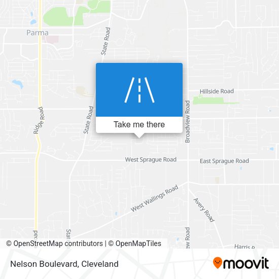 Mapa de Nelson Boulevard