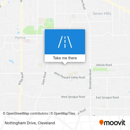 Nottingham Drive map
