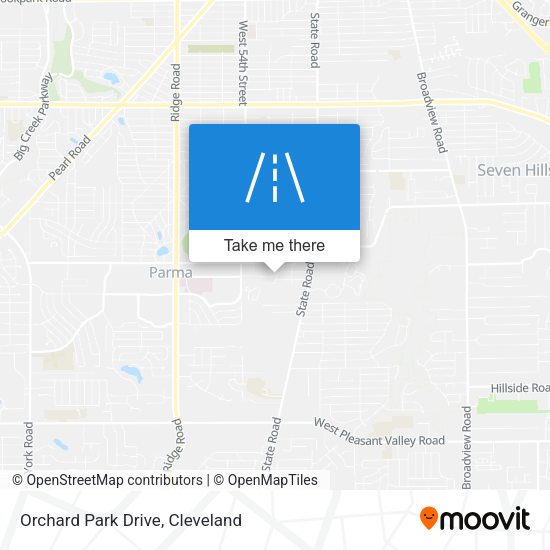Orchard Park Drive map