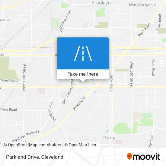 Parkland Drive map