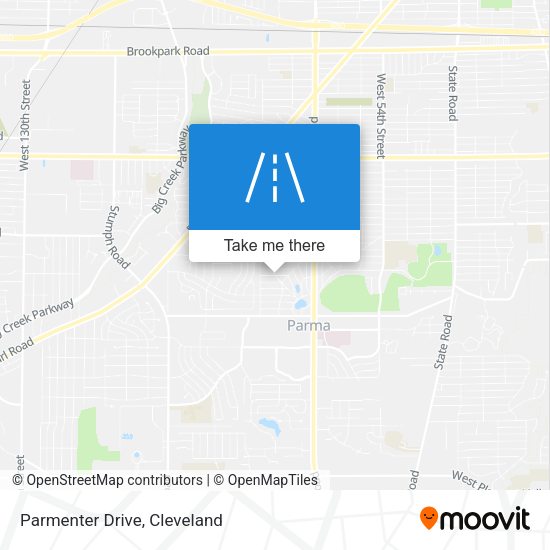 Mapa de Parmenter Drive