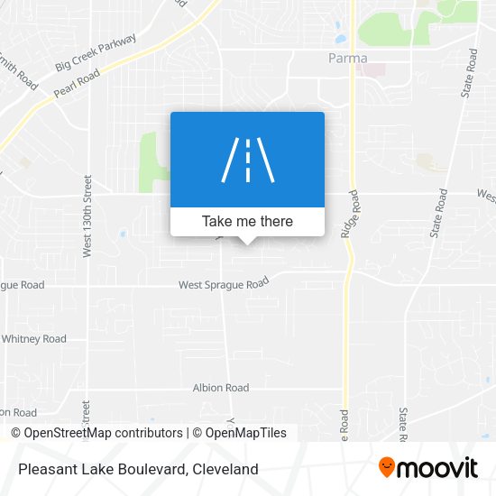 Pleasant Lake Boulevard map