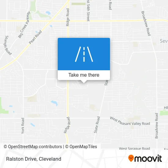 Ralston Drive map