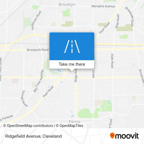 Ridgefield Avenue map