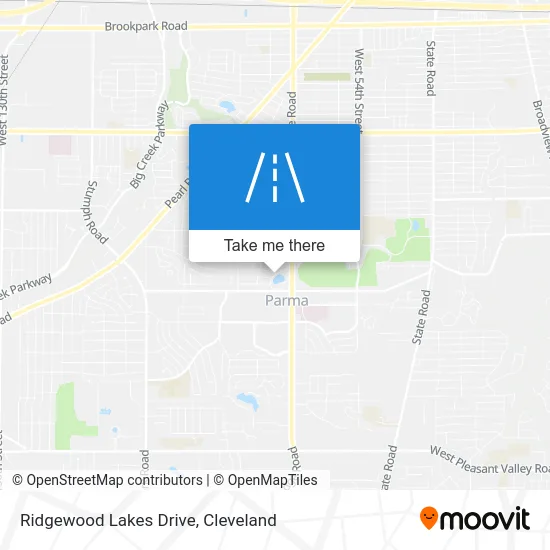 Ridgewood Lakes Drive map