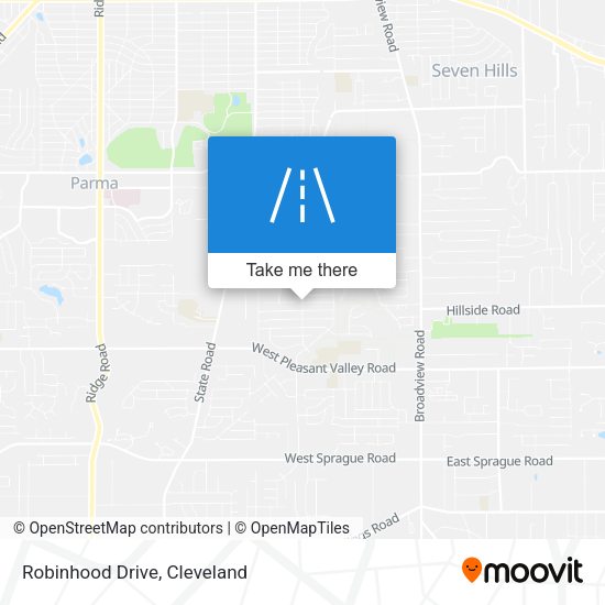 Mapa de Robinhood Drive