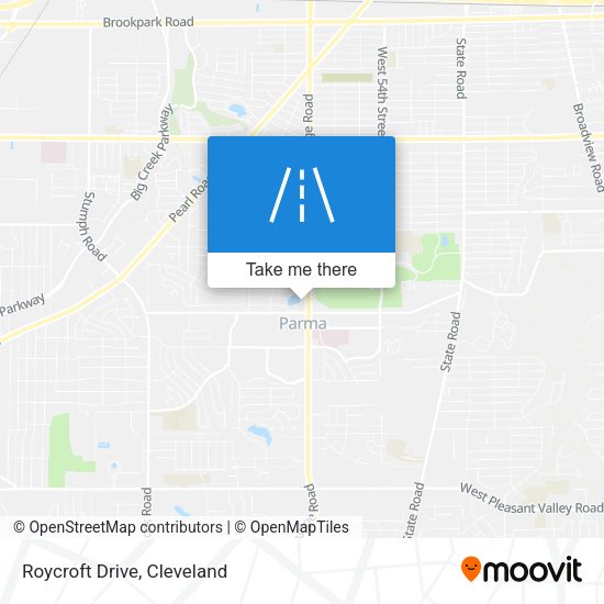 Mapa de Roycroft Drive