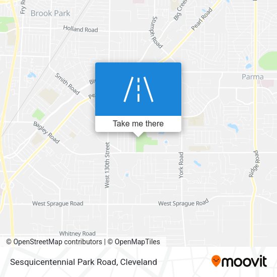 Mapa de Sesquicentennial Park Road