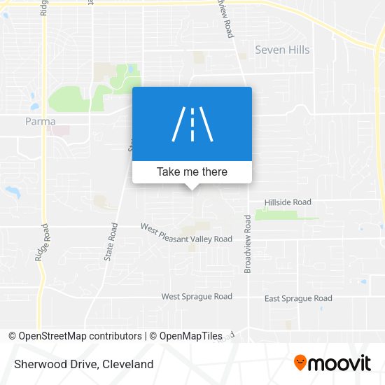 Sherwood Drive map