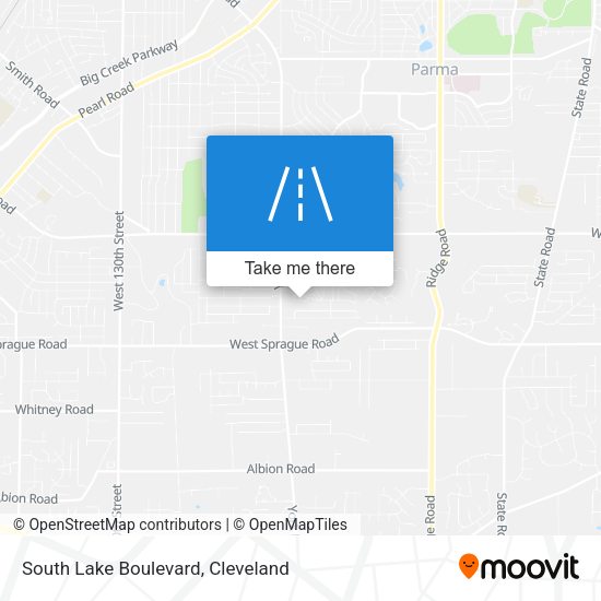 South Lake Boulevard map