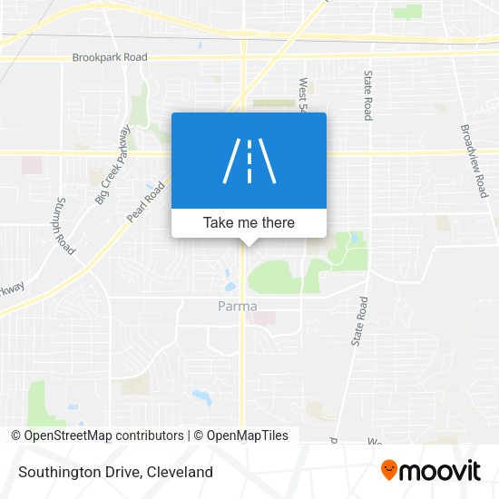 Southington Drive map