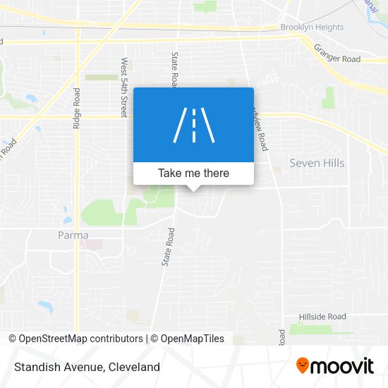 Mapa de Standish Avenue