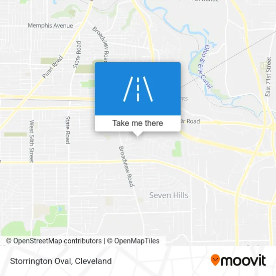 Storrington Oval map