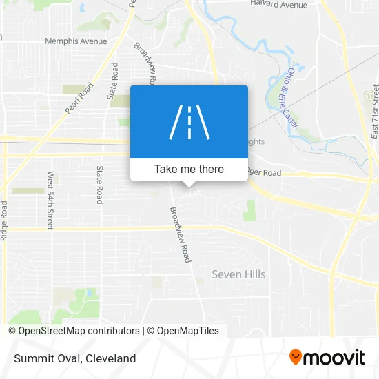 Summit Oval map