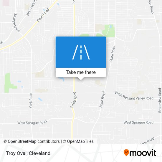 Troy Oval map