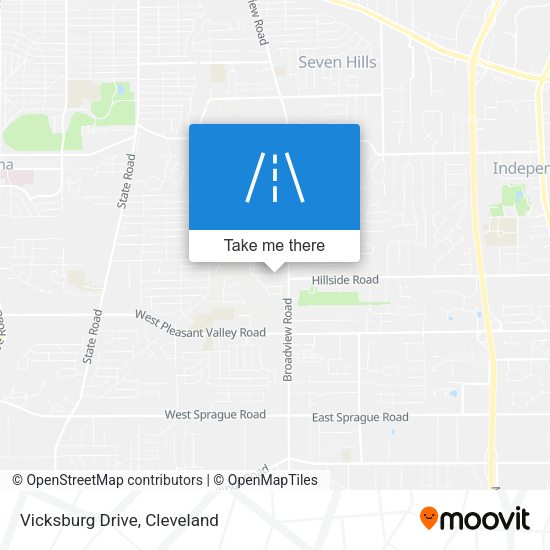 Mapa de Vicksburg Drive