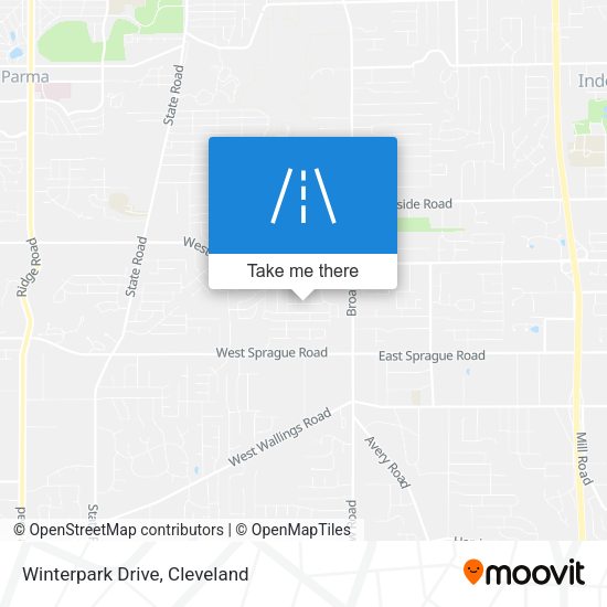 Winterpark Drive map