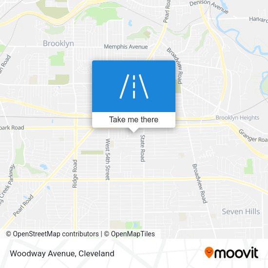 Woodway Avenue map