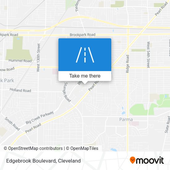 Edgebrook Boulevard map