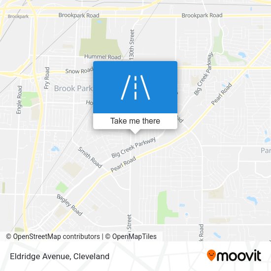 Mapa de Eldridge Avenue