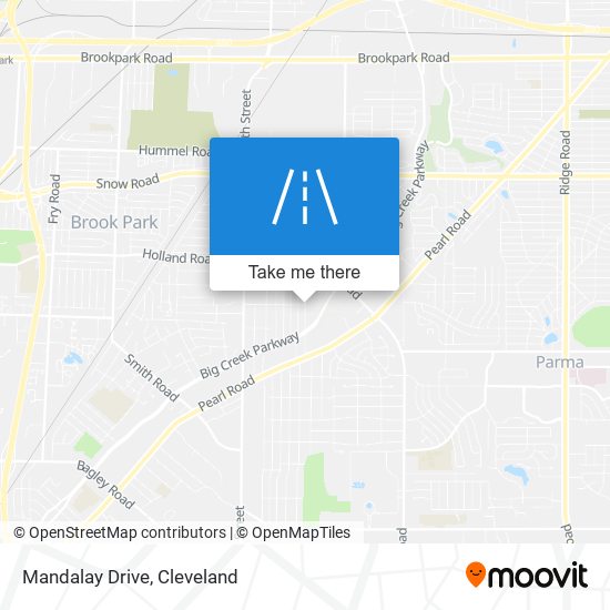 Mandalay Drive map