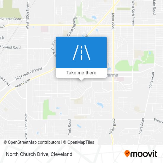 North Church Drive map