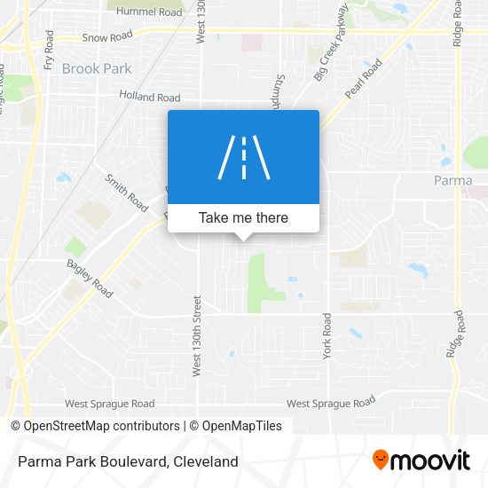 Mapa de Parma Park Boulevard