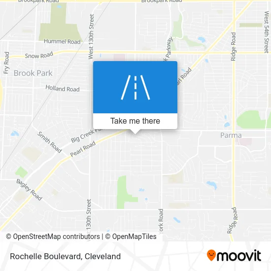 Rochelle Boulevard map