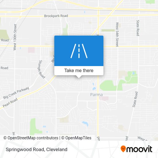 Springwood Road map