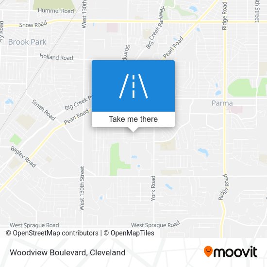 Mapa de Woodview Boulevard