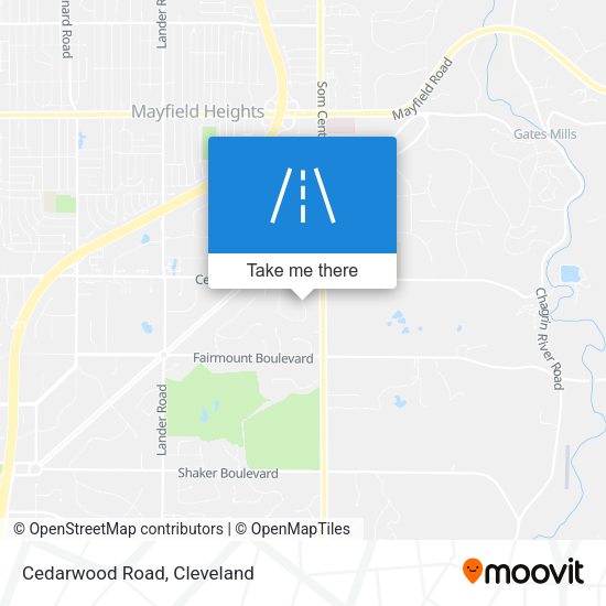 Mapa de Cedarwood Road