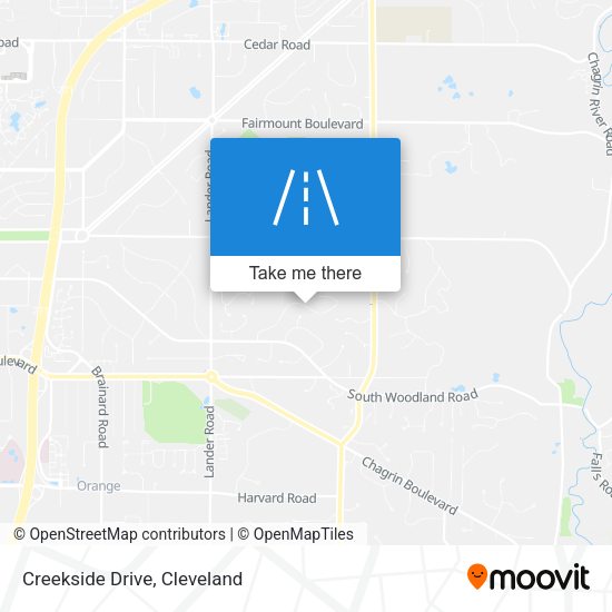 Mapa de Creekside Drive
