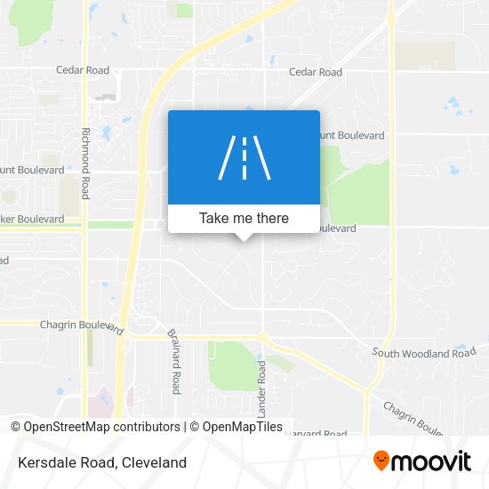 Mapa de Kersdale Road