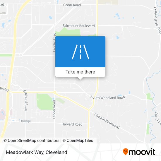 Meadowlark Way map