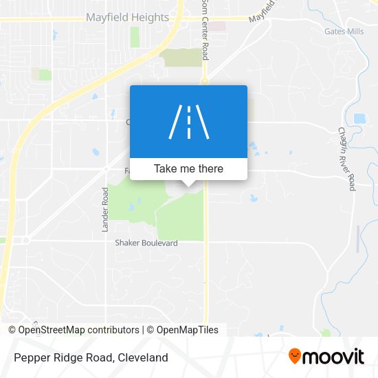 Pepper Ridge Road map