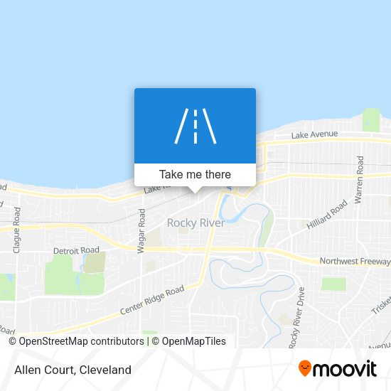 Mapa de Allen Court