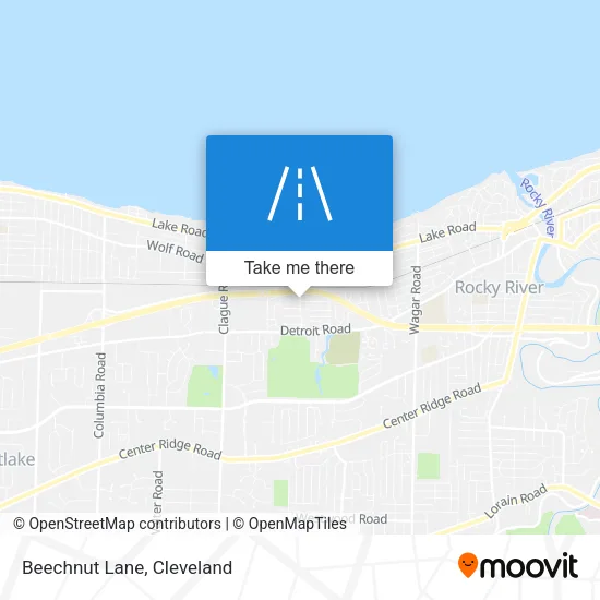 Beechnut Lane map