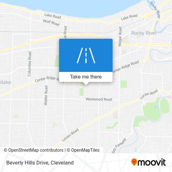 Beverly Hills Drive map