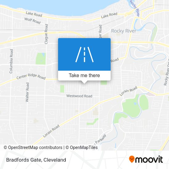 Mapa de Bradfords Gate